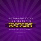 1 Corinthians 15:57 - Victory through Christ