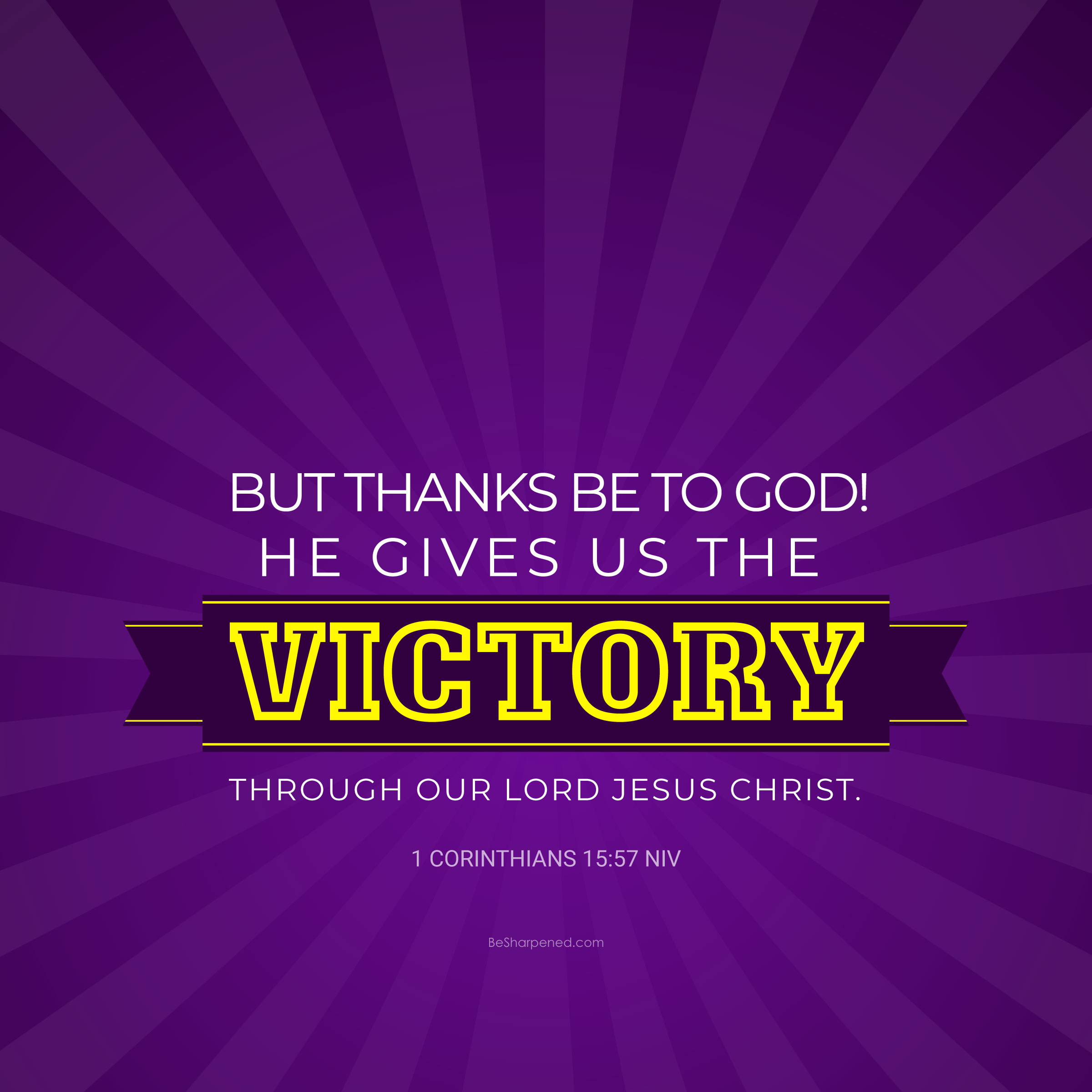 1 Corinthians 15:57 - Victory through Christ