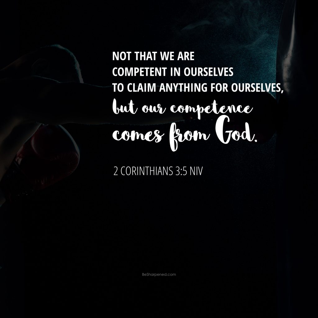 2 Corinthians 3:5 - Our Competence is of God