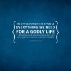 2 Peter 1:3 - godly life