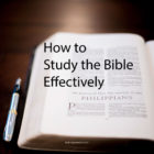 How to Study the Bible