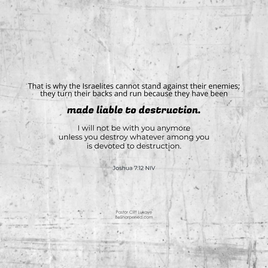 Joshua 7:12