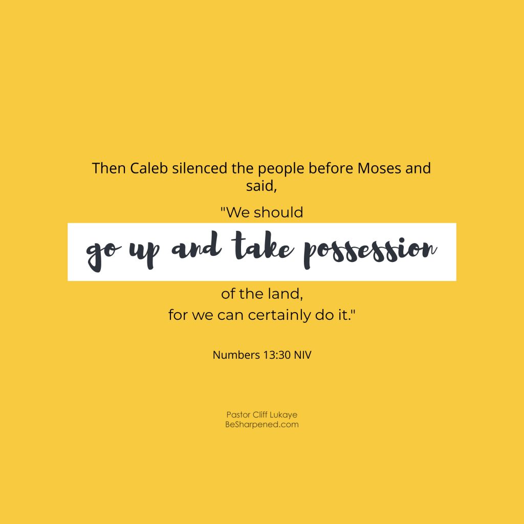 Numbers 13:30