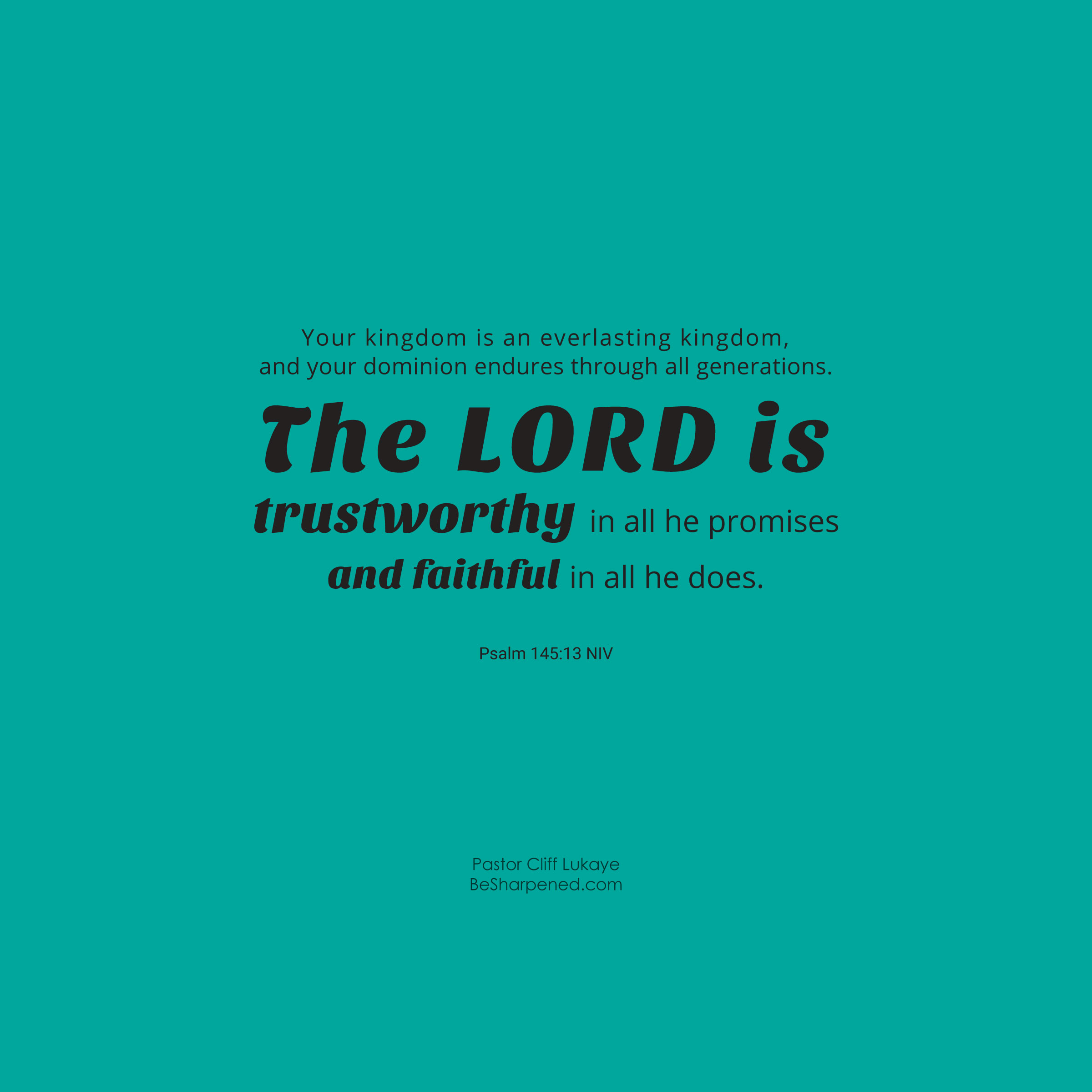 Psalm 145:13