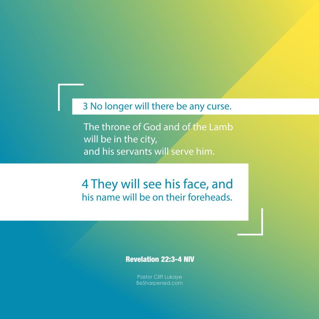 Revelation 22:3-4
