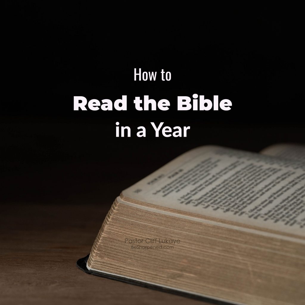 How to Read the Bible in a Year