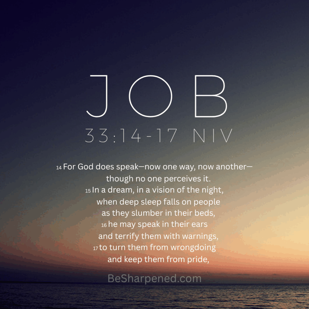 Job 33:14-17