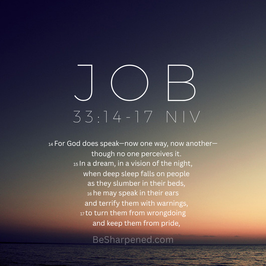 Job 33:14-17