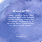 1 Samuel 16:7