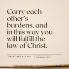 Galatians 6:2