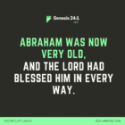 Genesis 24:1