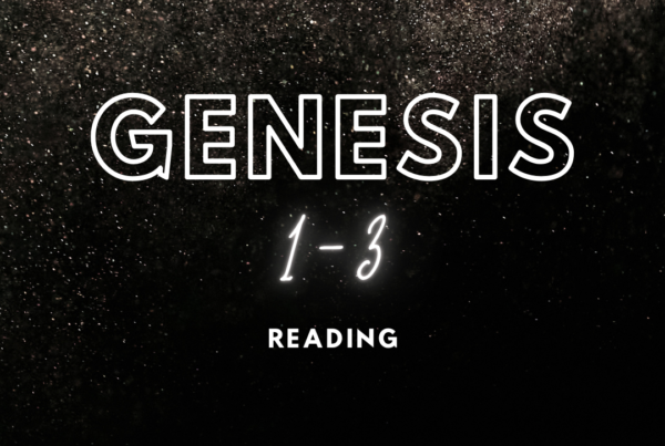 Genesis 1-3 Reading