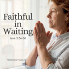 Luke 2:36-38 brings out the theme Faithful in Waiting for God's promise (Weekly Devotional)