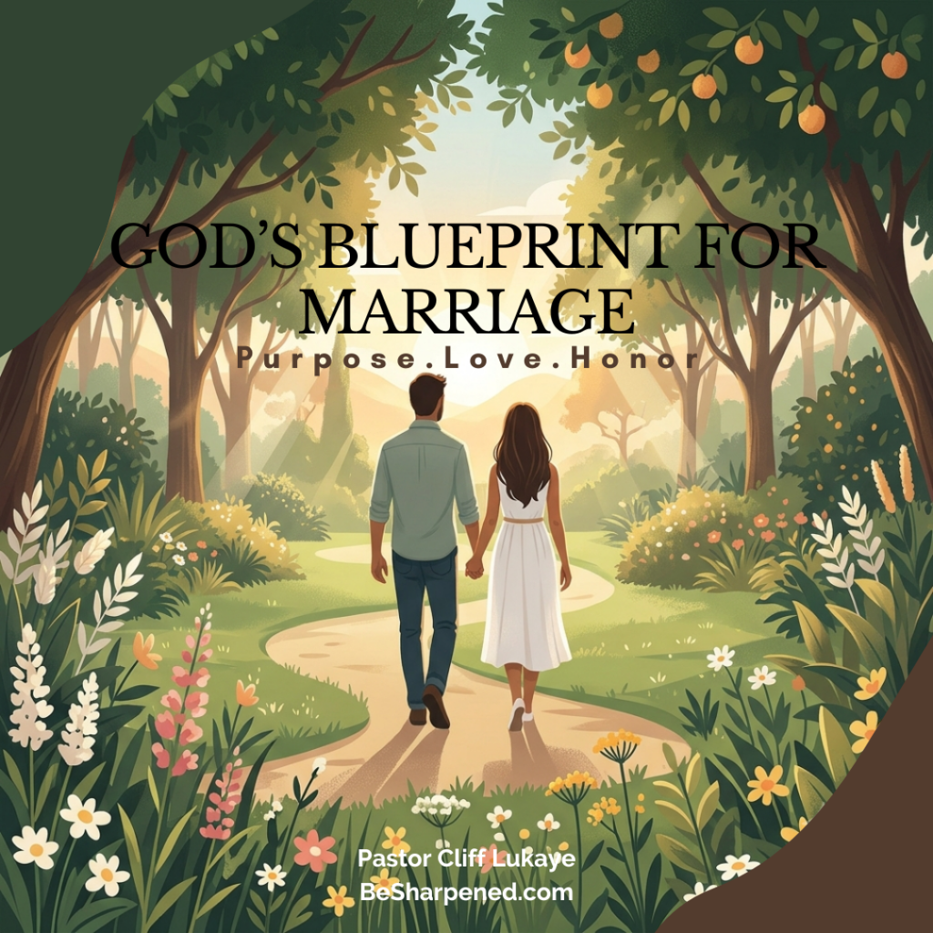 Genesis 2:24 - God's Blueprint for Marriage - Purpose Love Honor - Featured Image