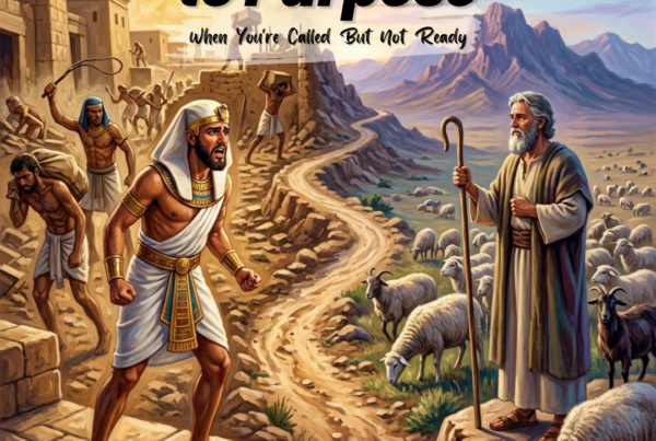 Exodus 2:11-25 - From Passion to Purpose When You're Called But Not Ready - Weekly Devotion